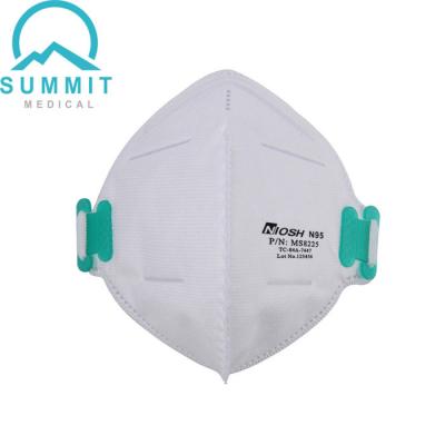 China Flat Fold Melt Blown Filter N95 Protective Mask Dustproof 4Ply for sale