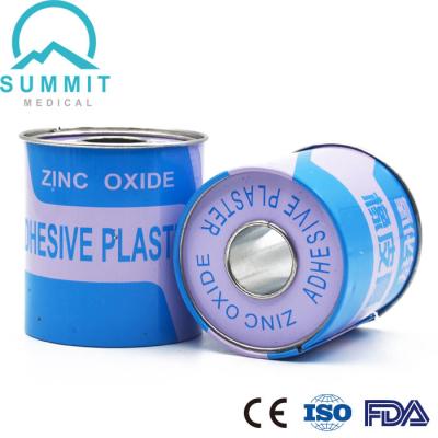 China Medical Use 5cmX5m Surgical Adhesive Plaster With Metal Cover for sale
