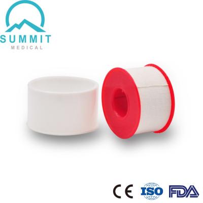 China Emplasto adhesivo quirúrgico de la cubierta blanca con el carrete plástico rojo en venta