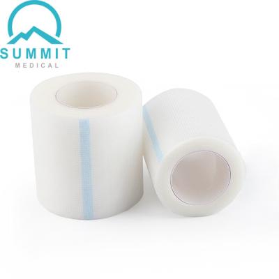 China Plastik-PET chirurgisches Heftpflaster mit Acrylkleber zu verkaufen