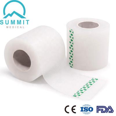 China 50mmX9.14m Hypoallergenic Adhesive Tape , Transparent Flexible Clear First Aid Tape for sale
