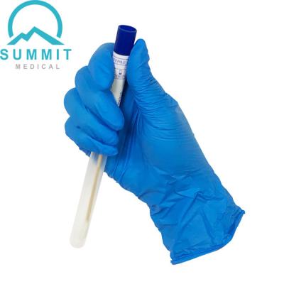 China Medical Disposable Powder Free Large Nitrile Exam Gloves FDA 510K Approved for sale