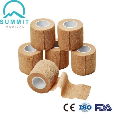 Chine Bandage cohésif élastique 5cmx4.5m non-tissé hypoallergénique auto-adhésif à vendre