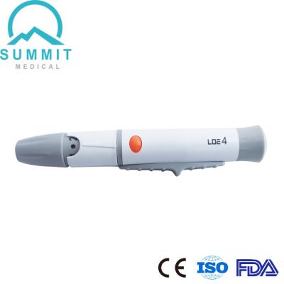 China Safety Blood Lancet Pen Adjustable Lancing Device With Painfree Technology for sale