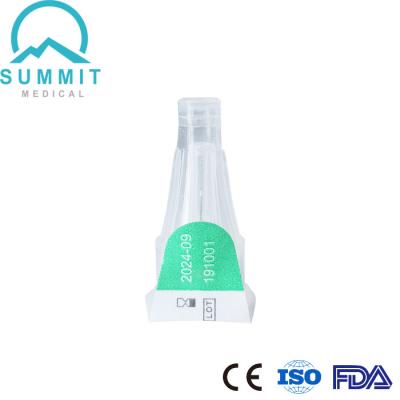Chine 31G insuline Pen Needles, aiguilles jetables vertes d'injection 0.25*4mm à vendre