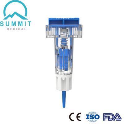China Adjustable Depth Safety Lancet 28G Needle with 3 Depths of 1.2mm 1.4mm 1.8mm for sale