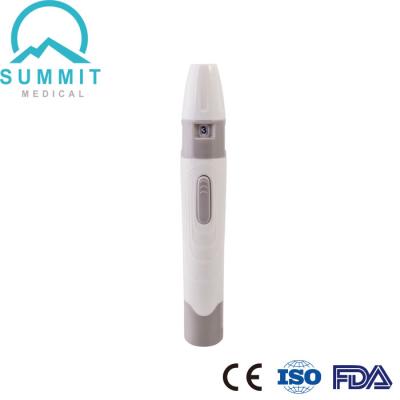 China Lanceta de sangue Lancing indolor Pen With do dispositivo 5 profundidades ajustáveis à venda