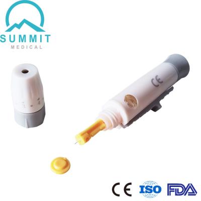 China Mini Universal Pen Blood Lancet con 10 profundidades ajustables en venta