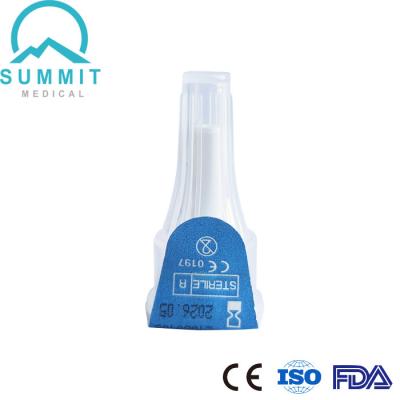 China La insulina ultra fina Pen Needles 30G 5m m con Penta biseló agujas en venta