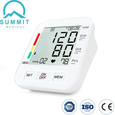 China Blood Pressure Monitor Digital Arm Type With Large LCD Display And 180 Sets Memory Te koop