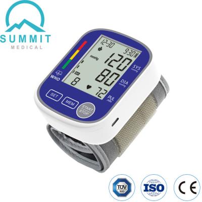 中国 2.3 Inches LCD Display Wrist Blood Pressure Monitors With Ratings Home Use 販売のため