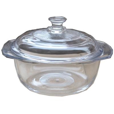 China high-quality wholesale clear cooker heat resistant cooking soup nice glass boiling pot for sale