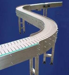 China Customized slat conveyors side flex transmission system moduline belts conveyors for bottle filling lines competitive for sale