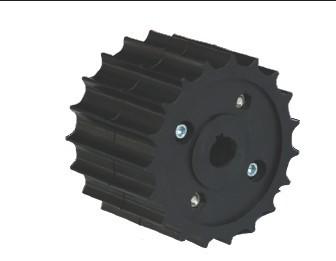 China LF821 DOUBLE HINGE FLAT TOP CONVEYOR CHAIN SPROCKETS MOULDED INJECTED WHEELS MATERIALS PA6 for sale