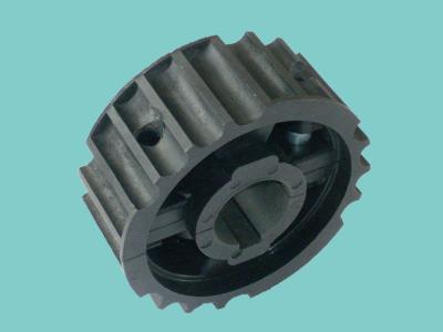 China Los piñones de cadena de acero SS812 moldearon los materiales de nylon de los piñones negros PA6 de los rodillos impulsores en venta