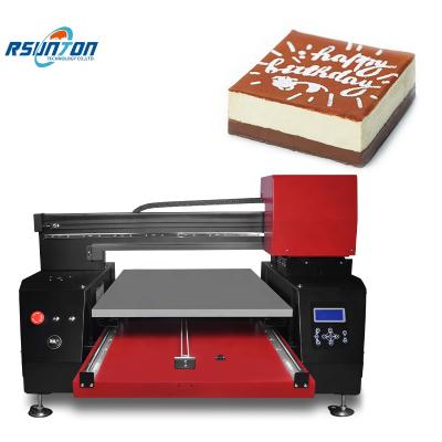 China Automatic A3 Size 3d Inkjet Flatbed Food Printing Machine For Cake Chocolate Dragees Macaroon Printer à venda