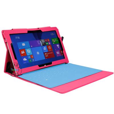 China leather tablet Keyboard stand  Case for surface pro2 for sale