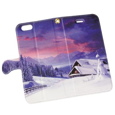 China All sorts of design  Leather Wallet Cases for iPhone6 with Flip Folio Case Stand Holder for sale
