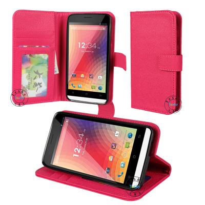 China Blu studio 5.0 S II wallet case,Flip Cover PU Leather Wallet Case [Card Pockets & Stand] for sale