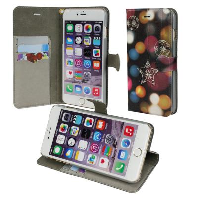 China beautiful pattern  Wallet back stand Leather Case For iphone6 plus case for sale