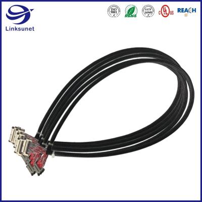 China Industrial wire harness cable assembly with FX15 Plug 1mm 2Rows Connector for sale