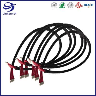 China Industrial wire harness with PA 1 Row 2.0mm Crimp Receptacle connector for sale