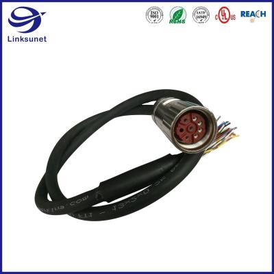 China Construction machinery Wire Harness with 623 Copper Alloy M23 Connector for sale