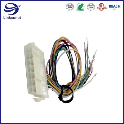 China Soldering Wire Harness With Mini Fit Jr 5559 4.2mm Plug Locking Ramp Connectors for sale