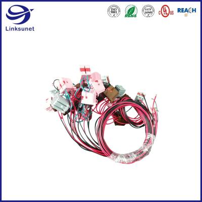 China Custom automotive wiring harness with Brown 2.54mm 5 rows Connector for sale