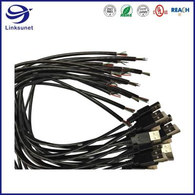 China 24AWG Double insulated wire with USB A M Tinned Copper USB Cable for sale