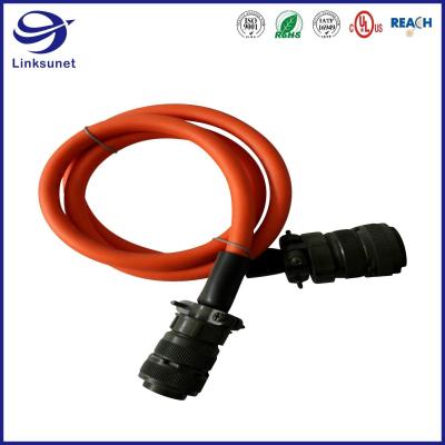 China New Energy Rail transit wire harness with MS 5015 Solder Cup 1000VAC Connector for sale