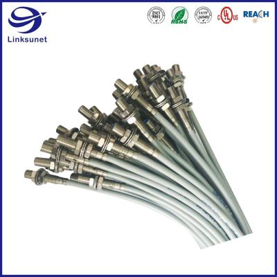 China Conjunto de chicote de fios do cabo do PVC com o conector IP67 de bronze de 26AWG 1.5mm à venda
