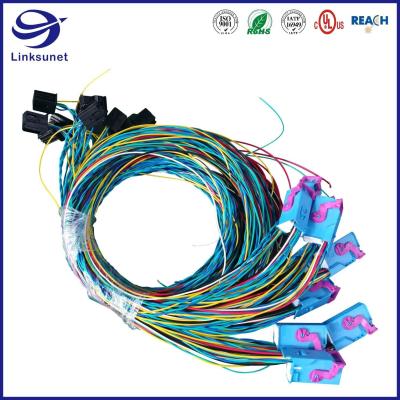 China Haz de cables de energía solar con MOX 94552 2 conector de la fila 2.54m m en venta