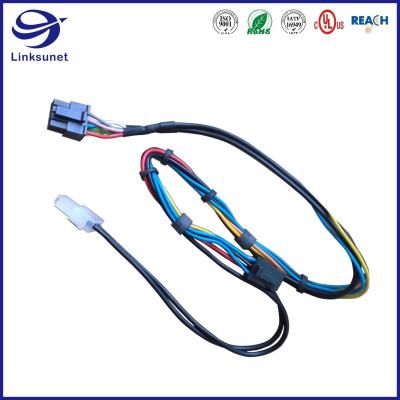 China Industrial Wire Harness with 2rows 4.2mm Male Mini Fit Jr 5559 Connectors for sale