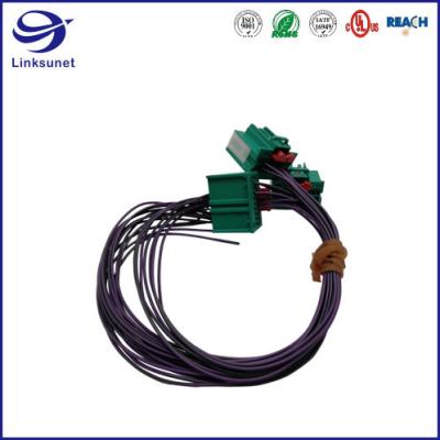 China Car Dashboard Wiring Harness With 34729 Female Molex 2.54mm Connector for sale