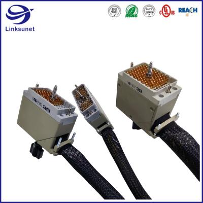 China 516 Series Rack And Panel Connector Wire Harness 20 Pins Metal Cover Design for sale