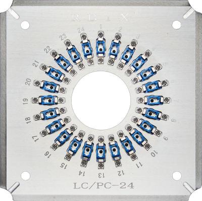 China 24 portas LC/PC Fibra Ótica LC Conector Polish à venda