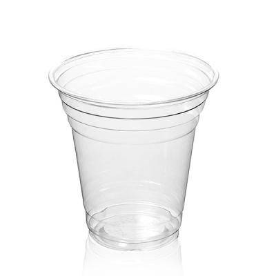 China Clear PET 12 Ounce Plastic Cups With Lids With 98mm Cup Lid 360ml Disposable for sale