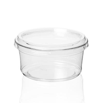 China Clear PET 8 OZ Deli Containers For Salad BPA Free 43mm for sale