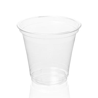 Cina tazze di plastica dell'ANIMALE DOMESTICO della tazza eliminabile di plastica di 5oz 150ml chiare in vendita