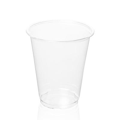 China 7oz Clear Pet 200ml Plastic Disposable Cup 74mm 45mm 88mm for sale