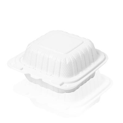 China 500ml Takeout MFPP Hinged Lid Disposable Microwave Containers for sale