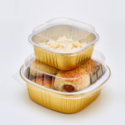 China Fast Food Aluminium Takeaway Containers With Lids 1500ml 400ml for sale