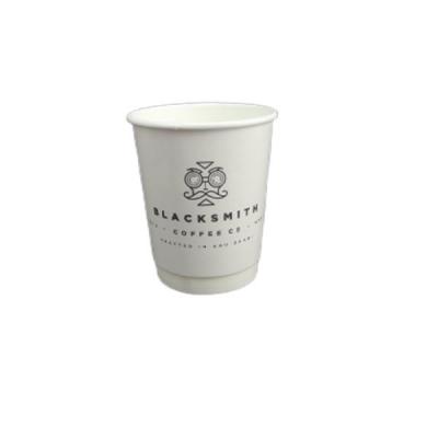 China Restaurants Double Wall Coffee Cups Disposable Coffee Takeaway Cups for sale
