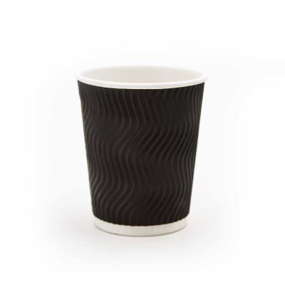 China 8OZ Double Wall Kraft Compostable Paper Hot Drink Cups for sale