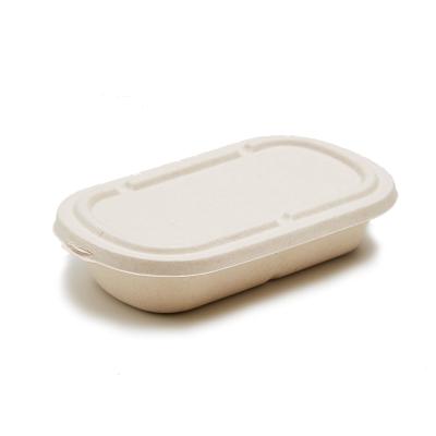 China 25OZ Biodegradable Clamshell Containers Take Out Box For Fast Food for sale