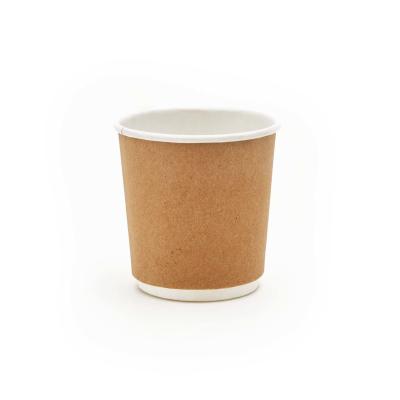 China Double Wall Paper Disposable Cup 8OZ Hot Coffee Takeaway Cup for sale
