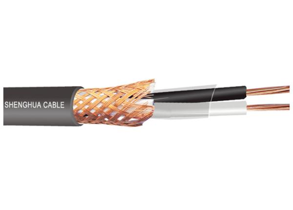 Professional Shielded Instrument Cable Individual / Overall Copper Wire Braiding