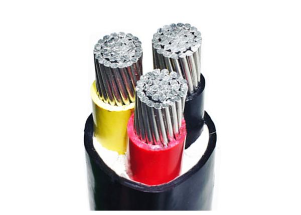 U-1000V  Unarmoured Three Core Aluminum Conductor PVC Insulated & Sheathed  Cable