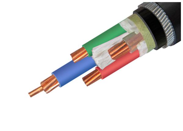 XLPE or PVC Insulated Steel Wire Armoured Electrical Cable 4 Core Copper Cable 0.6/1kV